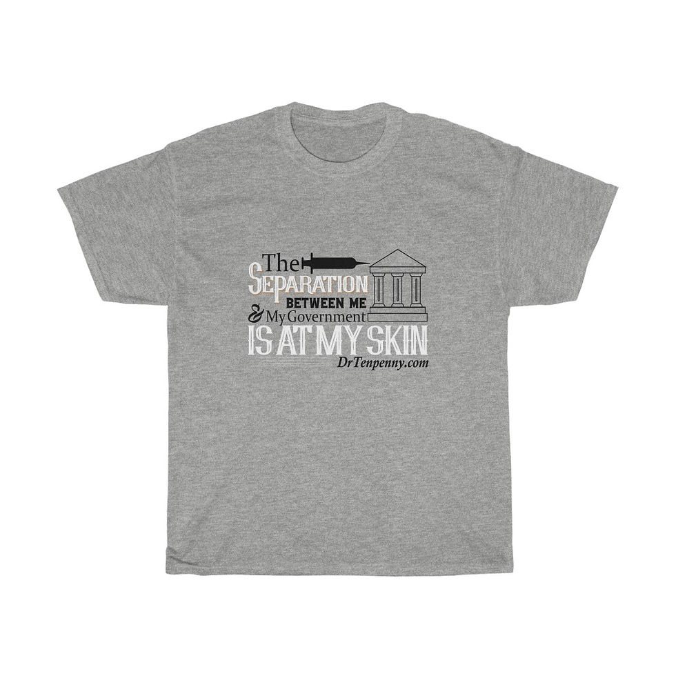 Thumbnail: Women's Heavy Cotton Tee- Separation of Government