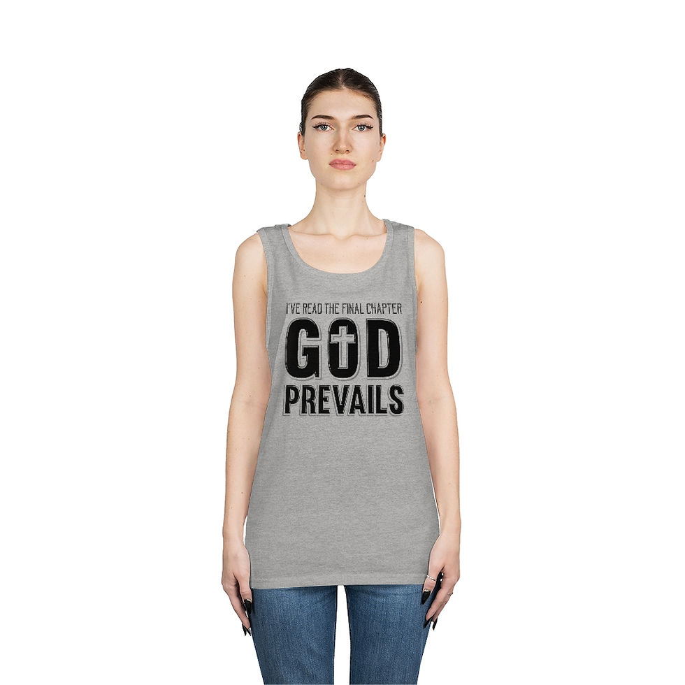 Thumbnail: Ladies God Prevails Heavy Cotton Tank Top