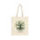 Thumbnail: Eco-Friendly Cotton Canvas Tote Bag - "Rooted in Health" Design