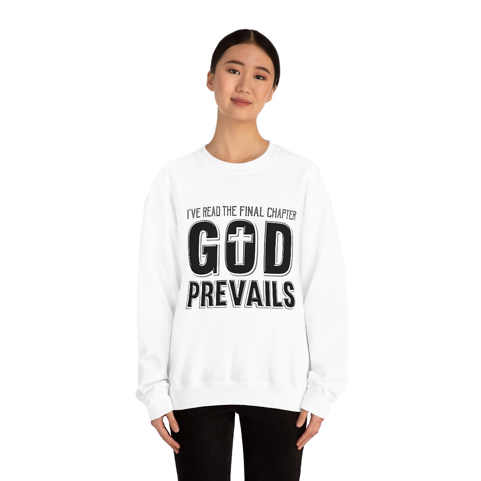 Thumbnail: God Prevails Unisex Heavy Blend™ Crewneck Sweatshirt