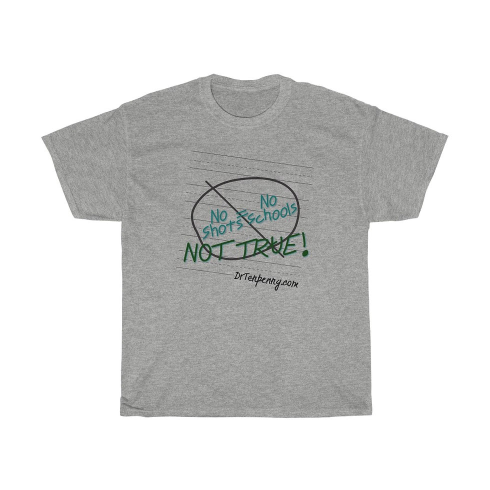 Thumbnail: Adult- Unisex Heavy Cotton Tee- No School