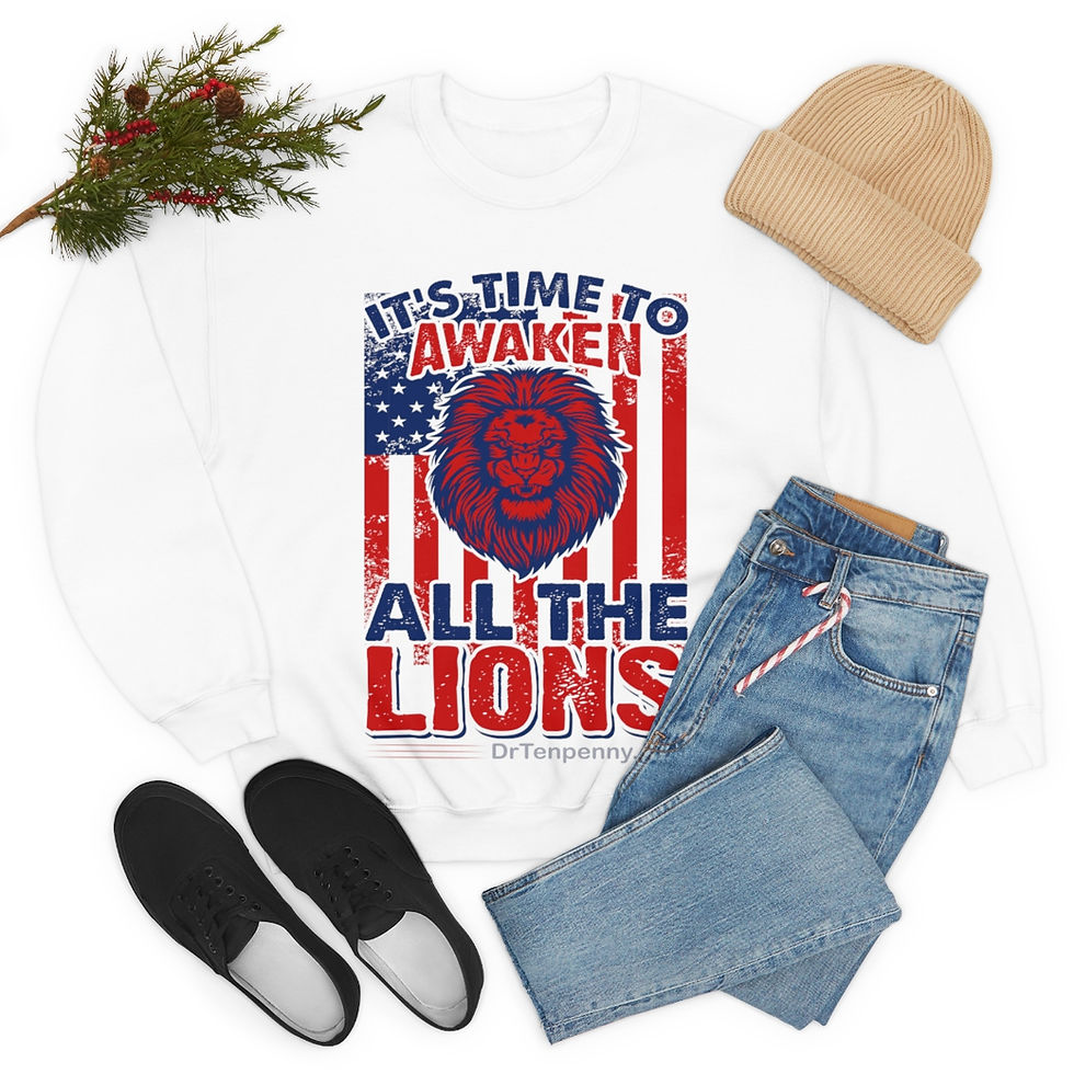 Thumbnail: Awaken the Lions- Unisex Heavy Blend™ Crewneck Sweatshirt