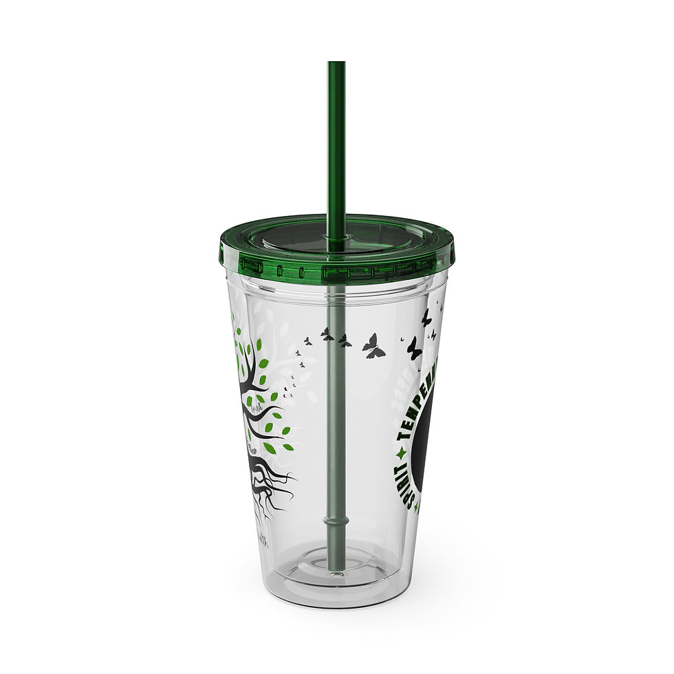 Thumbnail: Tumbler with Tree Design and Cardinal, 16oz