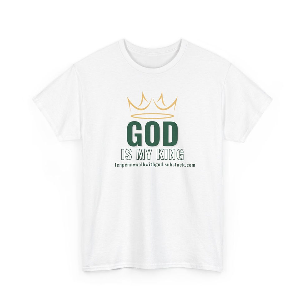 Thumbnail: God is King Unisex T-shirt