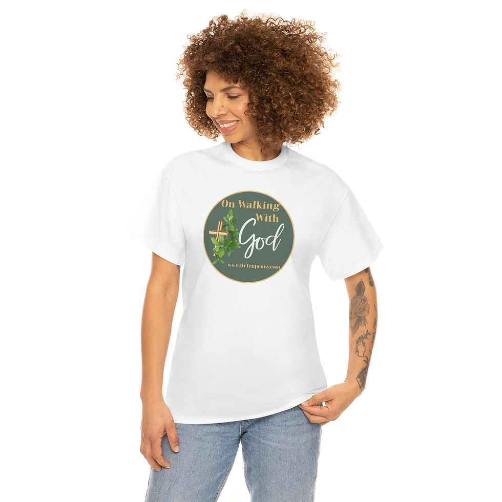 Thumbnail: Walking with God Unisex Heavy Cotton Tee