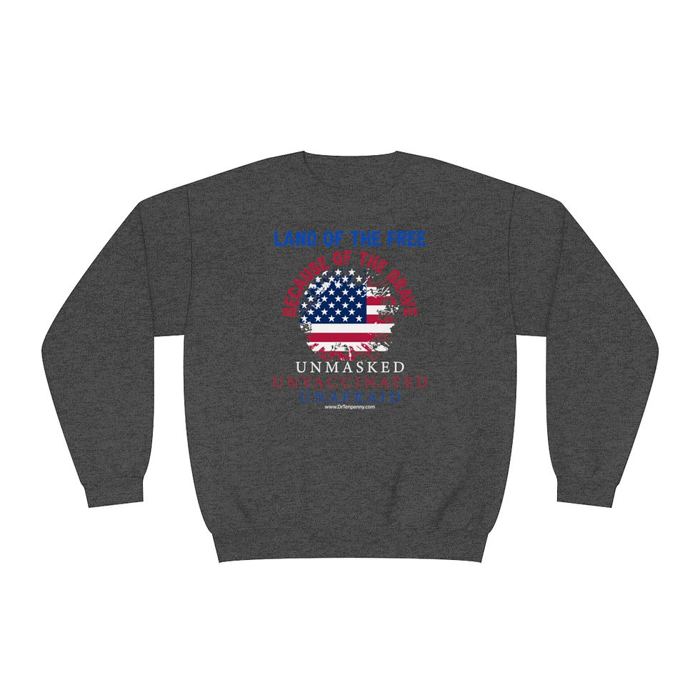 Thumbnail: Land of the Free Crewneck Sweatshirt