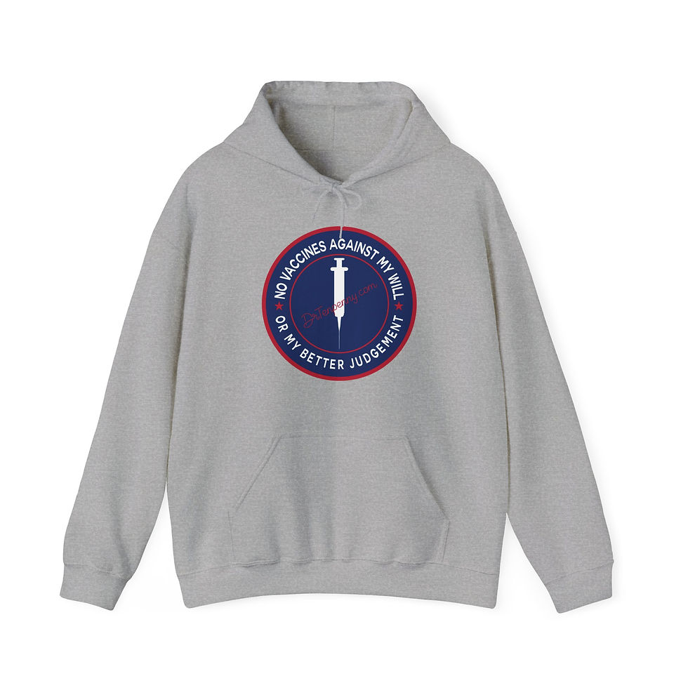 Thumbnail: Stand Your Ground: No Vaccines Against My Will Sweatshirt