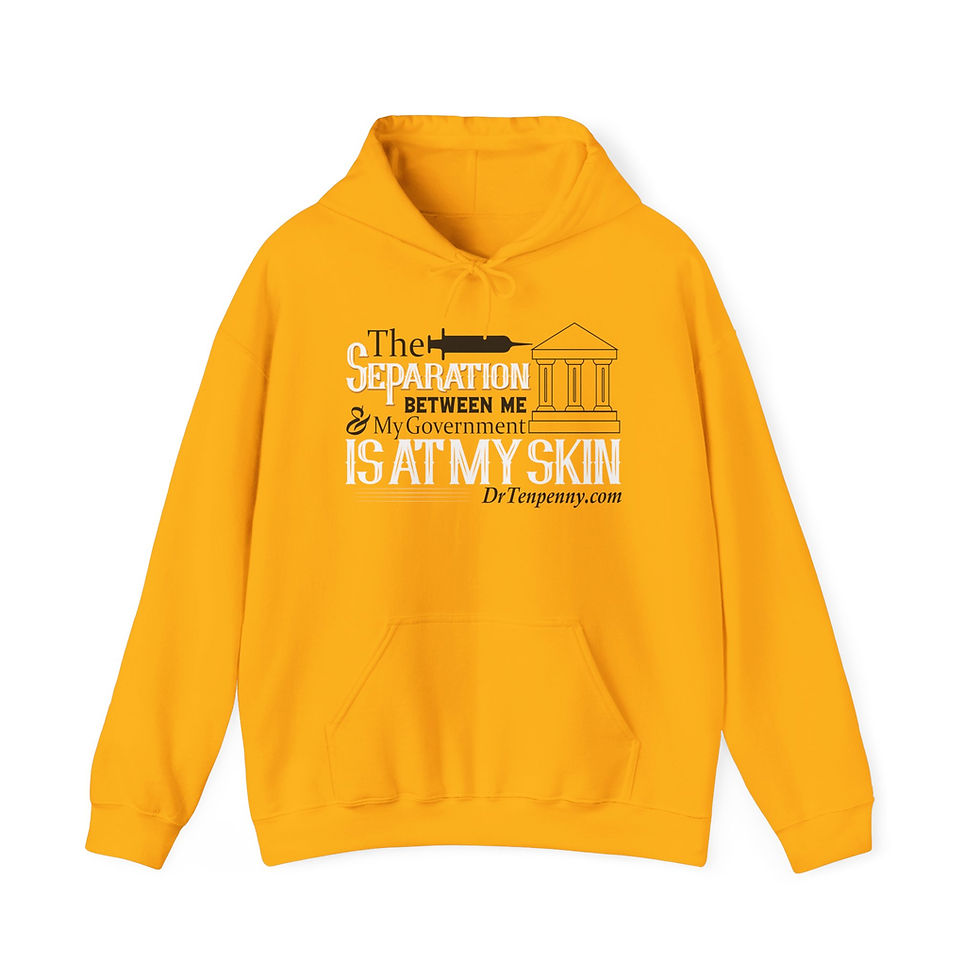 Thumbnail: "The Separation Between Me & My Government Is At My Skin" Hoodie