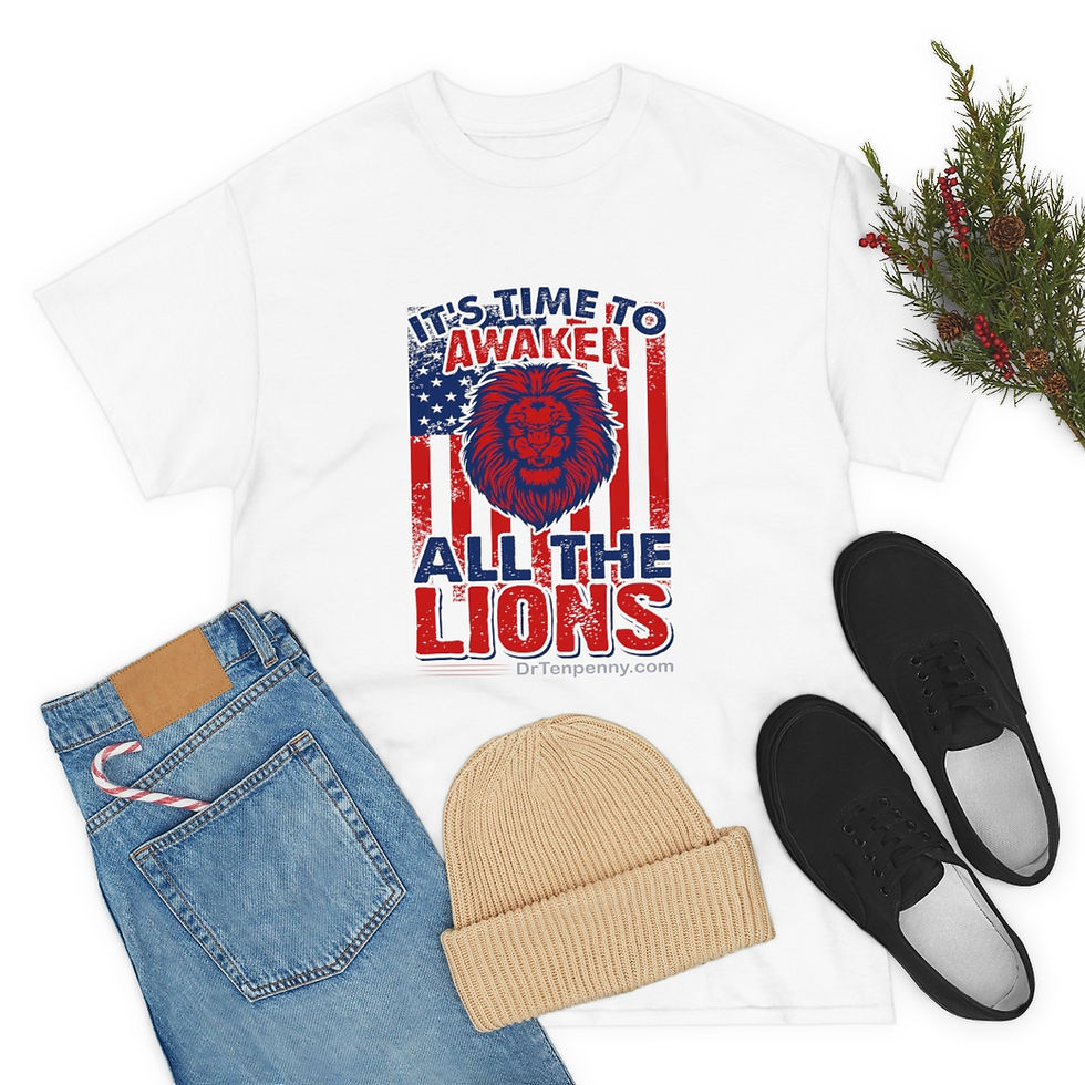Thumbnail:  Awaken the Lions- Women's Heavy Cotton Tee