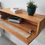 Thumbnail: Custom Size Rattan Floating Entryway Shelf, No customs duty for the USA and E...