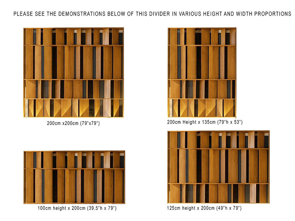 Thumbnail: Custom Slat Room Divider: Easy Installation and Assembly Partition Screen