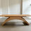 Thumbnail: Modern Solid Beech Wood Bench: Minimalist Entryway Seating, Custom Size