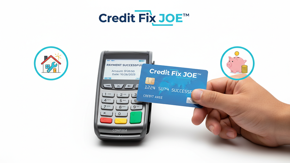 Close-up view of a person making a payment on a credit card