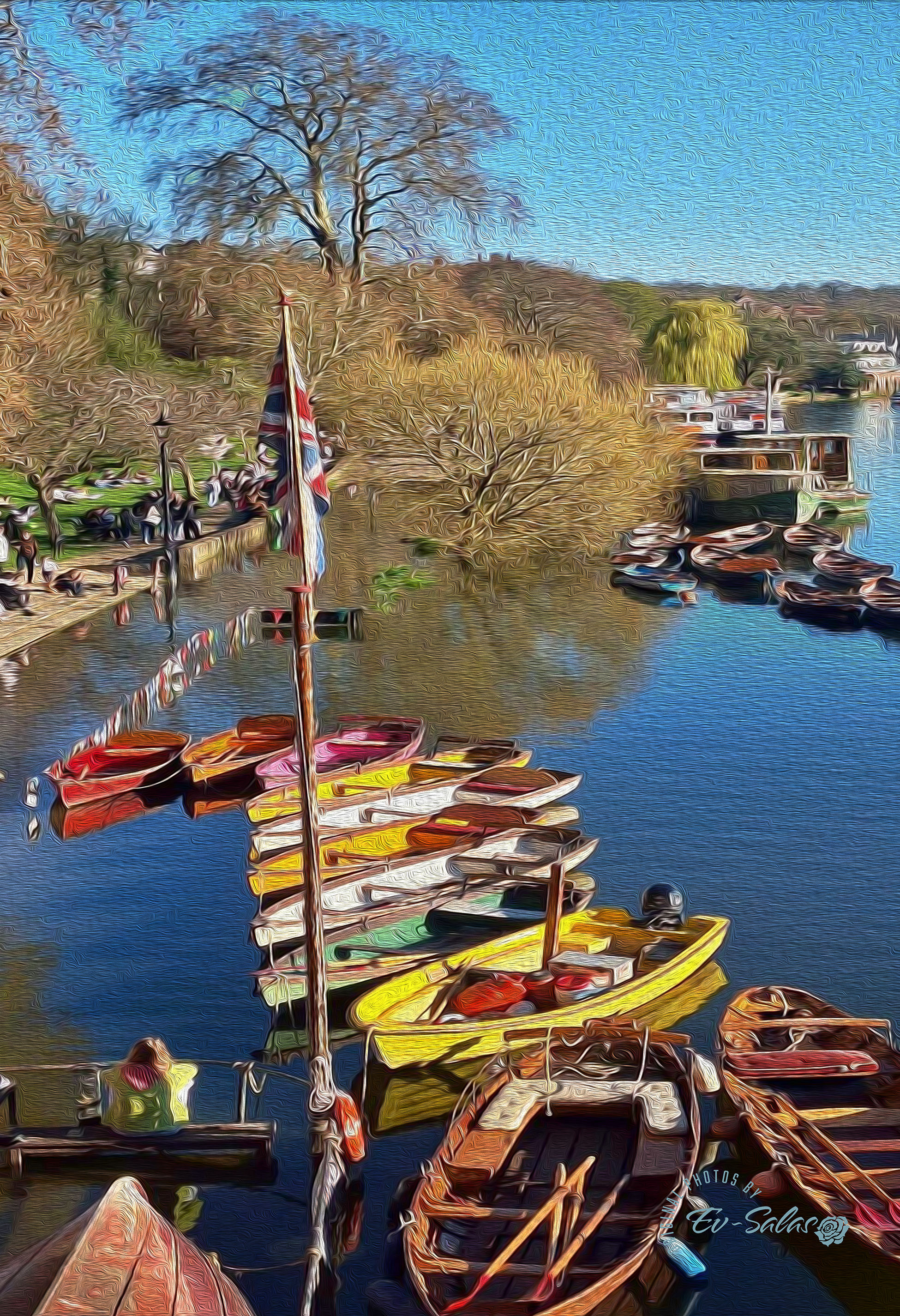 Rowing on the Thames