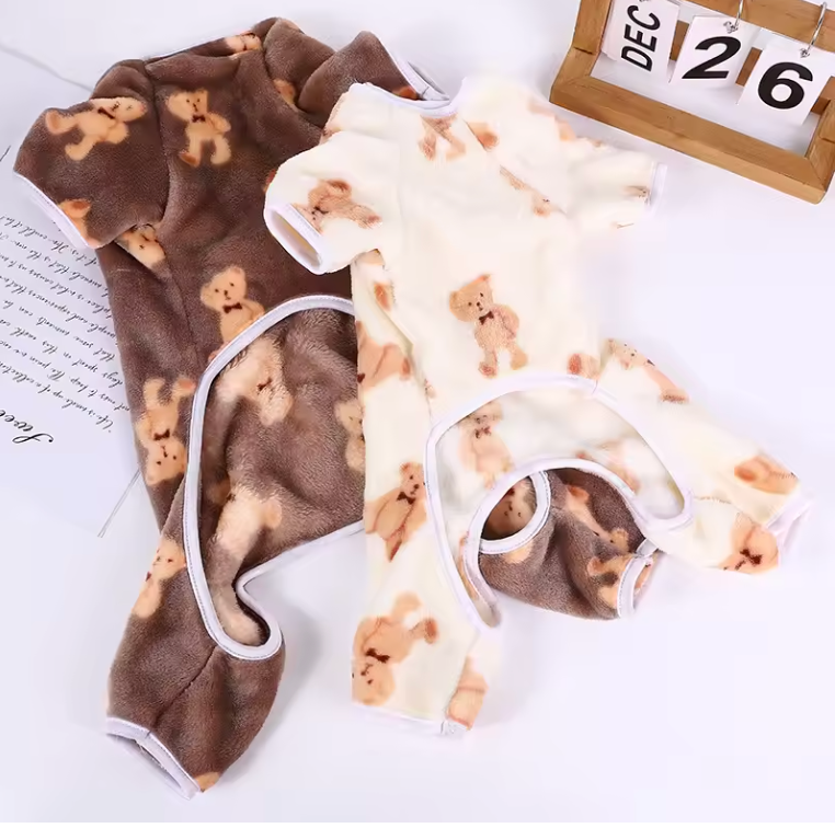Pet Plush Jumpsuit