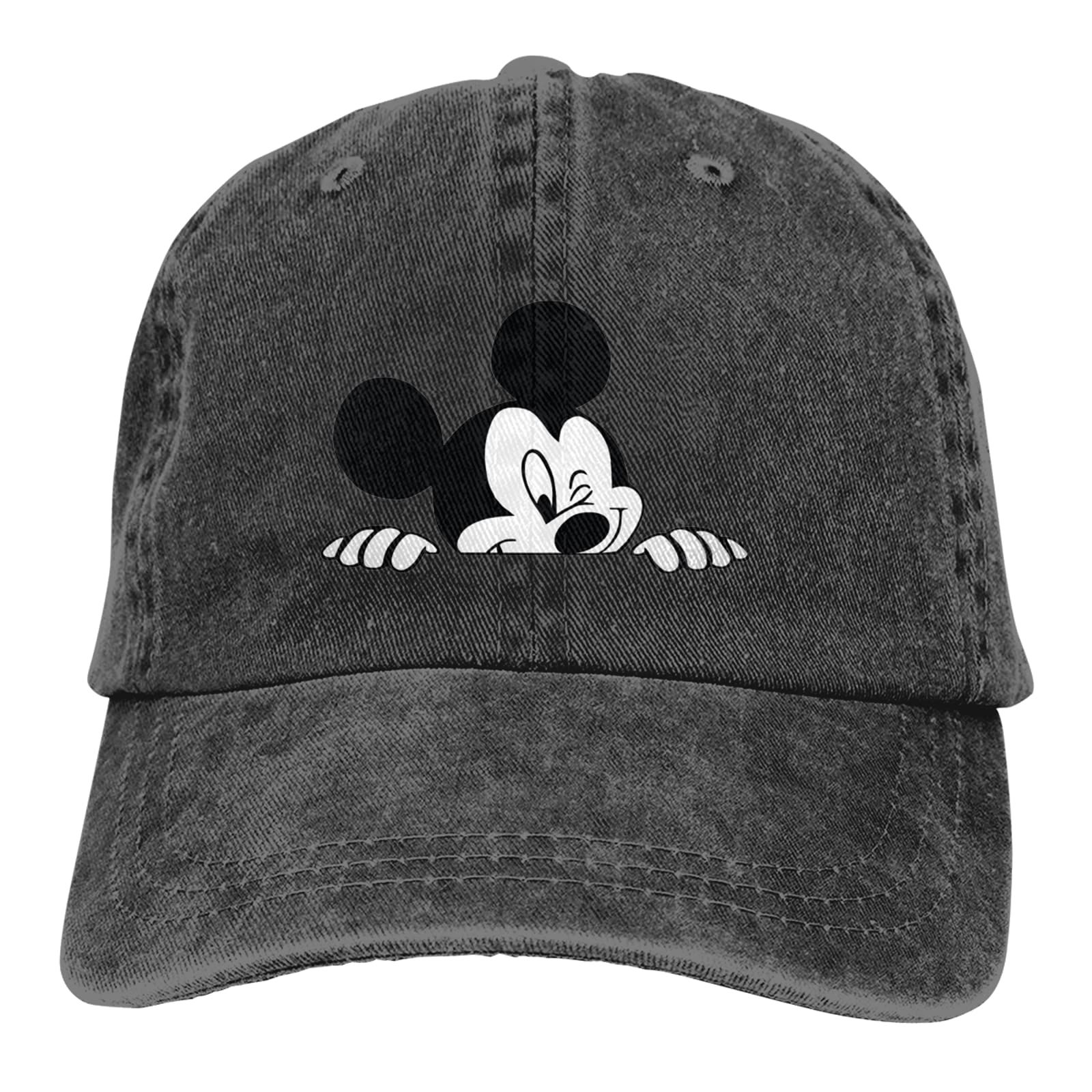 TTYGJ Cowboy Hat Cartoon Baseball Hat Trucker Hat for Men Women Retro Denim Hats