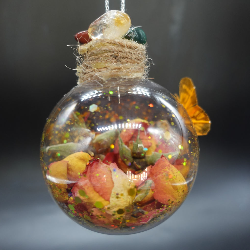 Witch ball, spell jar, container spell