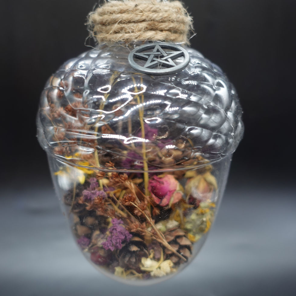 Thumbnail: Witch ball, spell jar, container spell