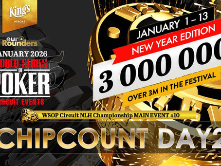 🇺🇦 Rostyslav Savishchenko tops WSOP Circuit Main Event Day2!