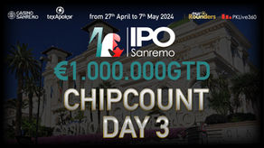 🇮🇹 Andrea Maglio comanda al Day 3 dell'IPO!