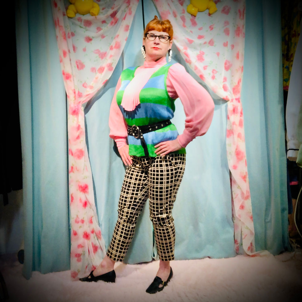 Thumbnail: Bubble Gum Pink Balloon Sleeve Poet Jabot Blouse 