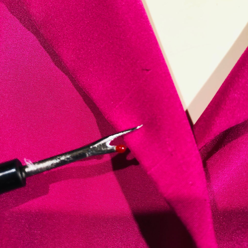 Thumbnail: Purple Raspberry and Blackberry Buttoned Blouse