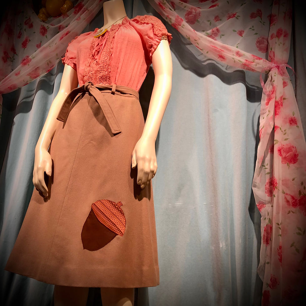 Thumbnail: Acorn Skirt & Blouse Set