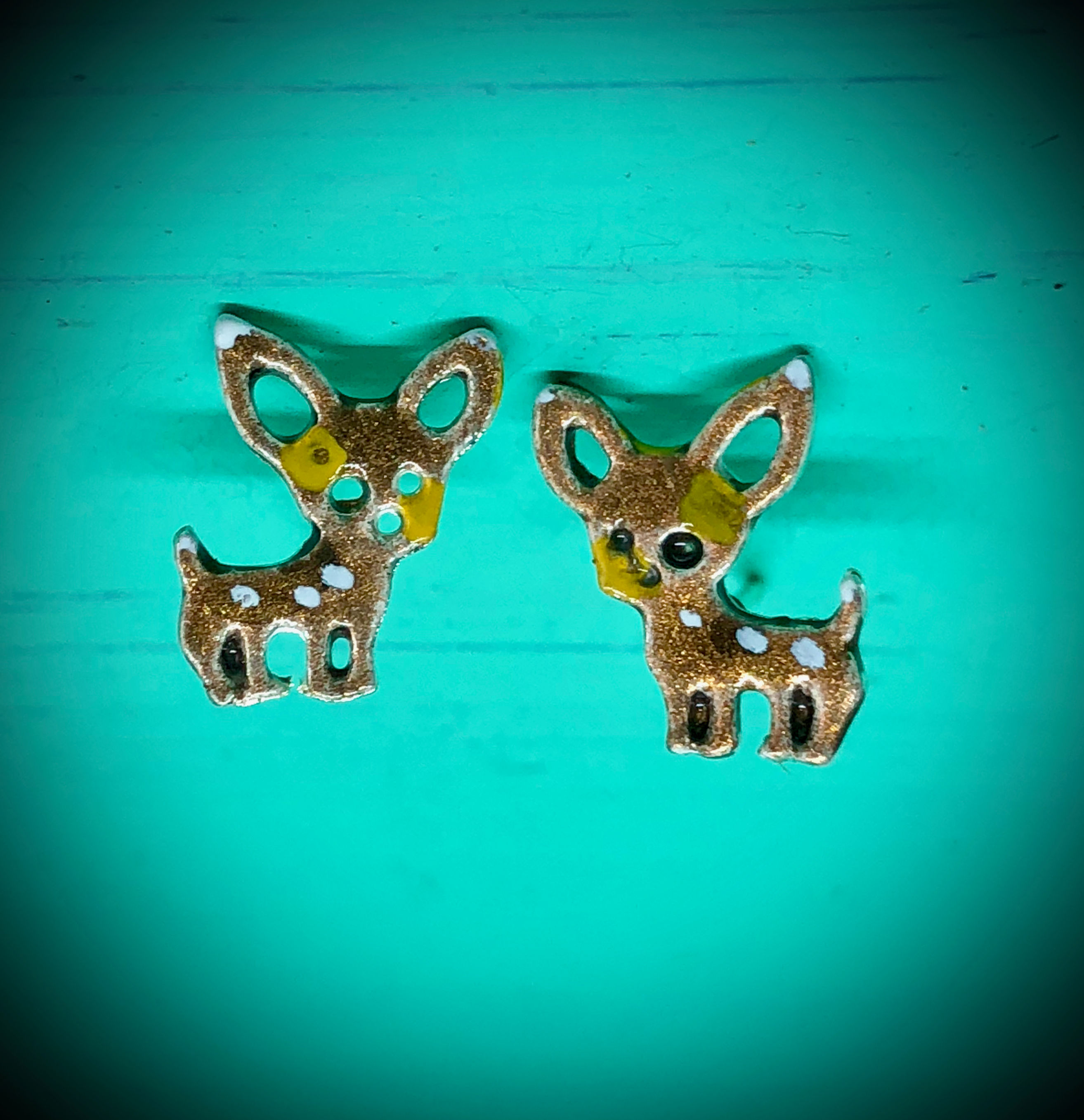 Brown Bambi Chi Earrings