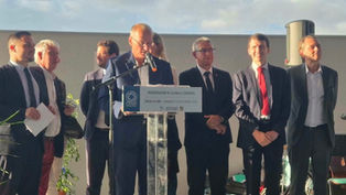 Inauguration de la nouvelle halle couverte de Breuil-Le-Vert
