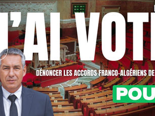 Le Rassemblement National fait tomber les accords franco-algériens de 1968 à l’Assemblée nationale.