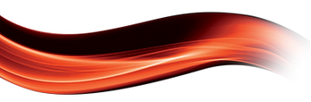 Orange wave graphic