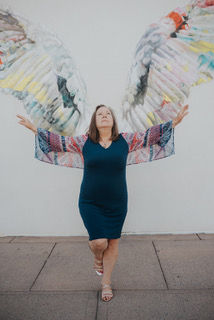 Stephanie B. McAuliffe with Her Nation Magazine