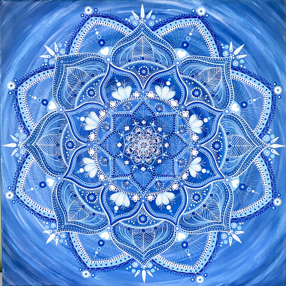 MODRÁ MANDALA