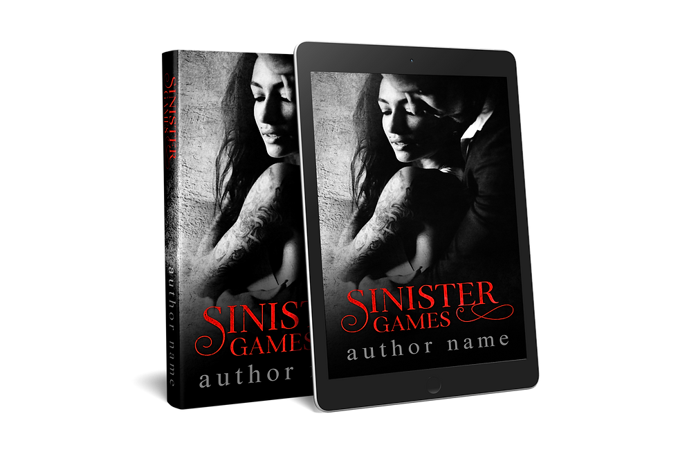 Sinister Premade Book Cover Wingfield Designs
