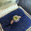 Thumbnail: Antique 10k Gold Peridot & Sapphire Ring