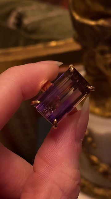 Thumbnail: 14k Gold Ametrine Ring