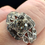 Thumbnail: Antique Mine Cut Diamond Platinumn Ring