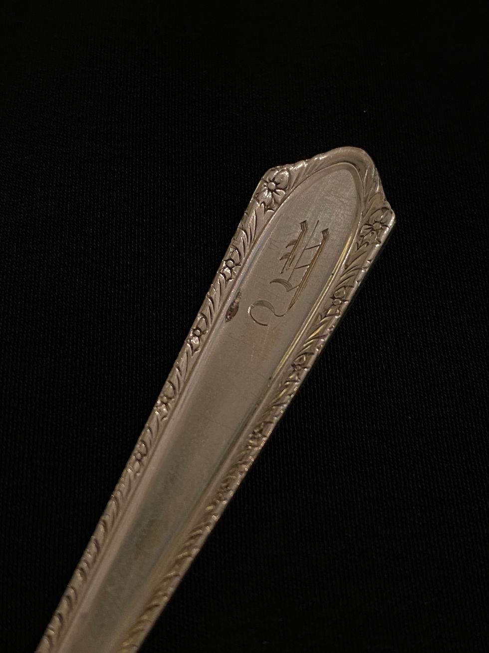 Thumbnail: Sterling Olive Spoon