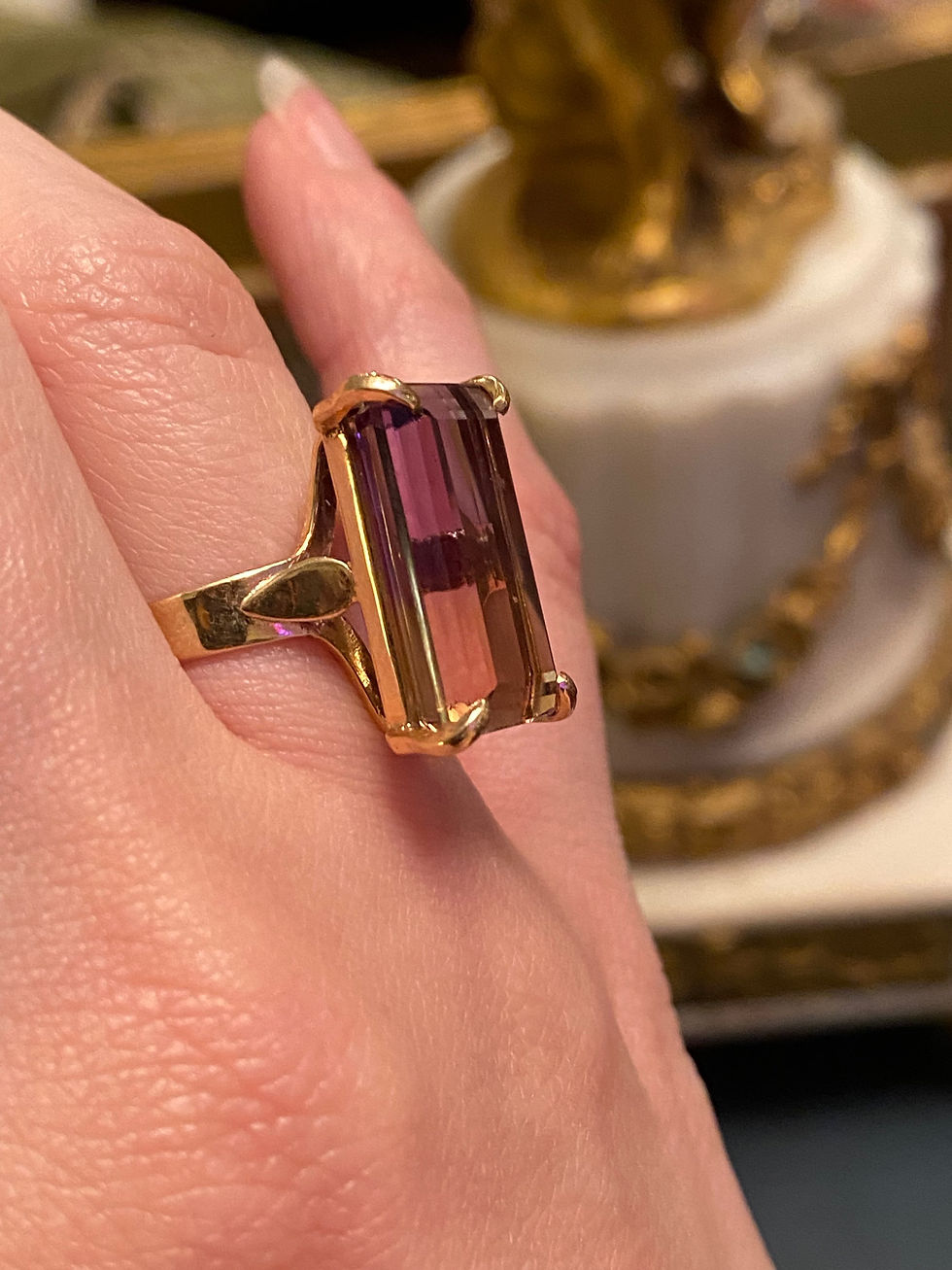 Thumbnail: 14k Gold Ametrine Ring