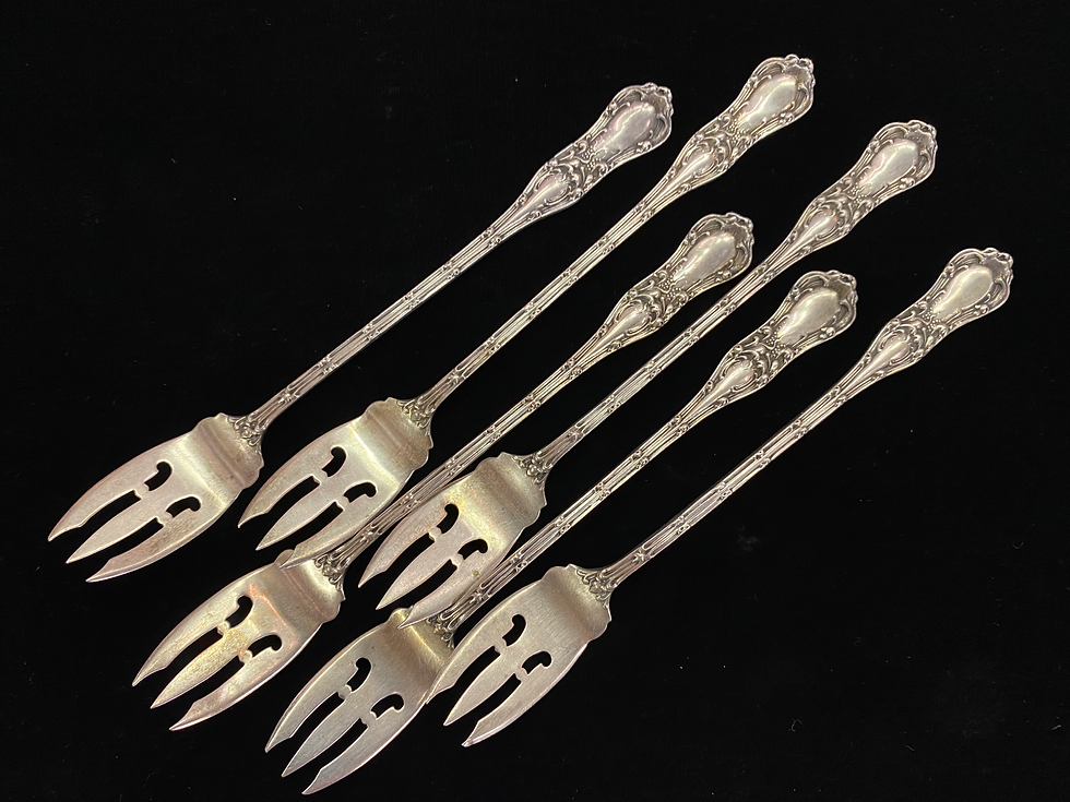 Thumbnail: Set of Sterling Cocktail Forks