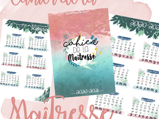 Cahier de la maîtresse version 2.0