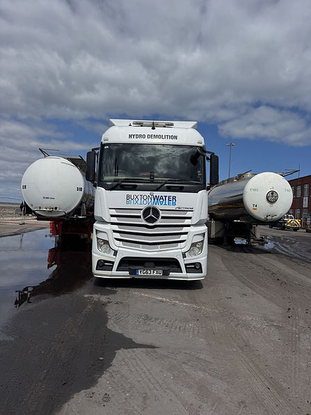 Buxton Water Ltd’s hydrodemolition vehicle