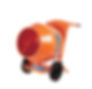 Orange cement mixer