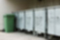 Metal silver Commercial bins