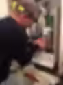 Boiler being serviced