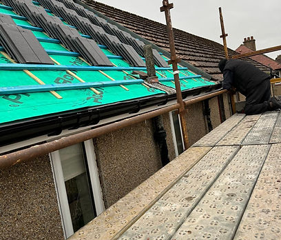 tiled roof repair