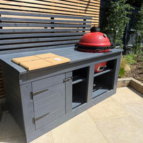 Custom garden cooking area