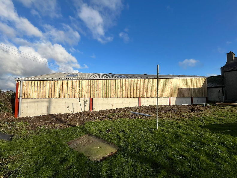 Wooden clad building