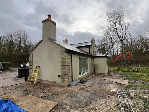 Exterior house renovation 