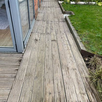Decking boards replaced and restored
